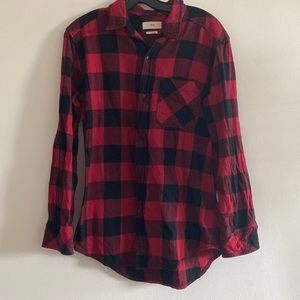 Aritzia TNA brand flannel shirt
